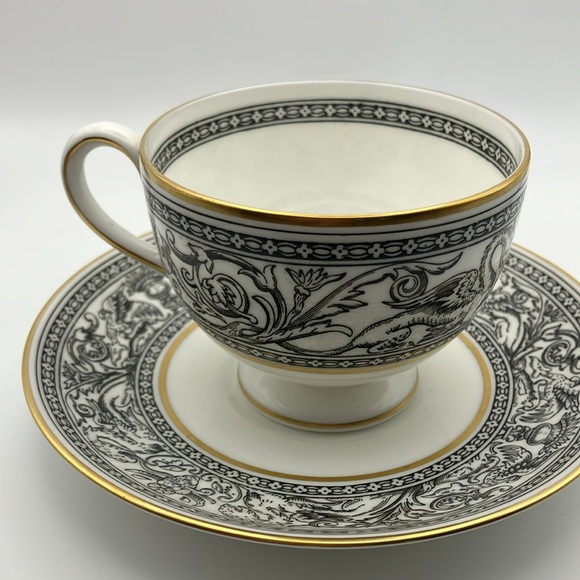 Wedgwood “Florentine” Bone China cup and saucer. - Picture 3 of 11